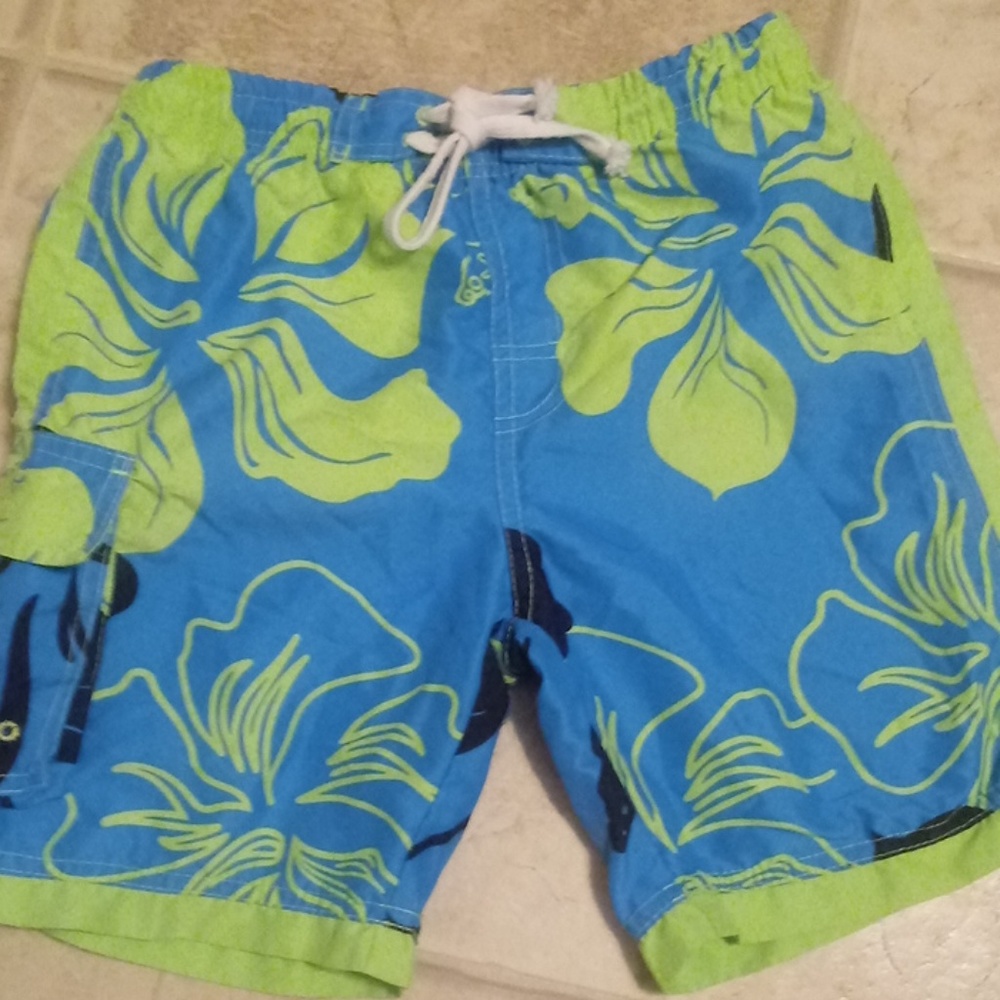Ron Jon Surf Shop bathing swim suit sz 5 floral
